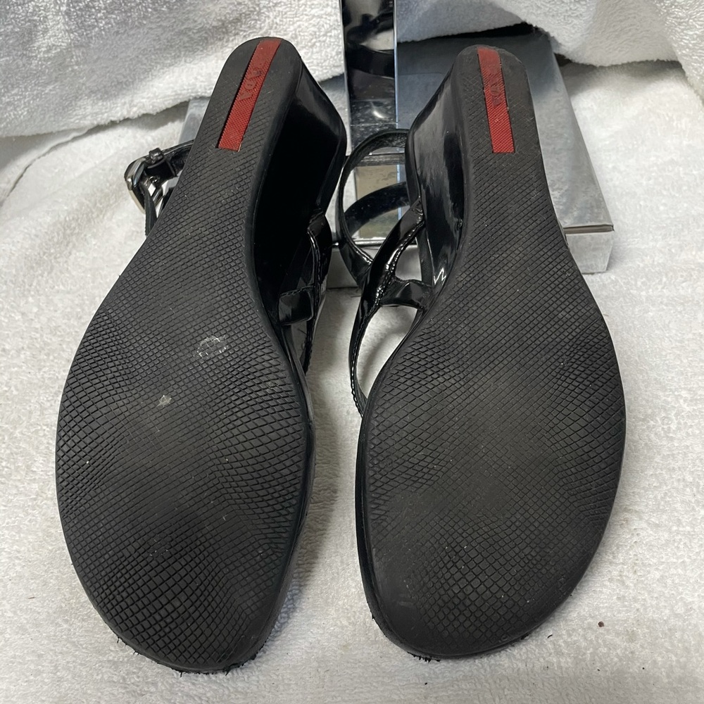 Prada Wedge Sandals - Picture 9 of 11